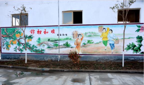 桂东乡镇文化墙 乡风文明焕发新活力