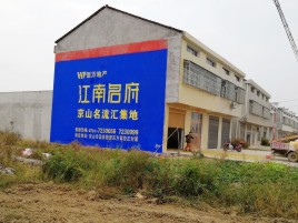 桂东农村墙体广告在不同形式上面展现的不同特色