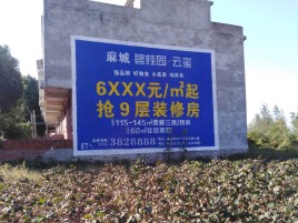 桂东墙体广告的好处