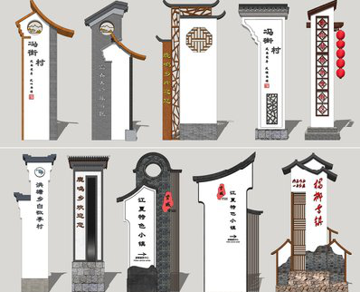 桂东美丽乡村标识标牌有哪些分类？